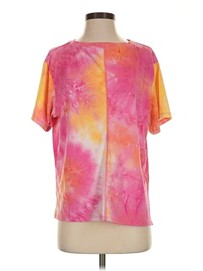 Pre-owned Zella Short Sleeve T-shirt In Pink