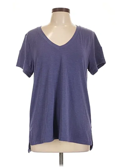 Pre-owned Zella Short Sleeve T-shirt In Purple