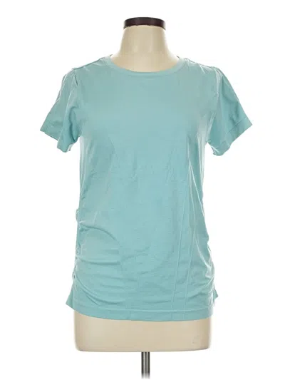 Pre-owned Zella Short Sleeve T-shirt In Teal
