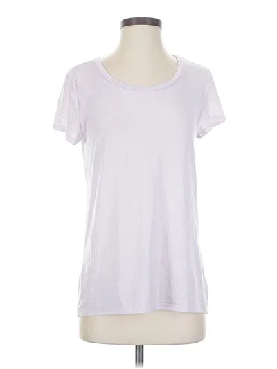 Pre-owned Zella Short Sleeve T-shirt In White