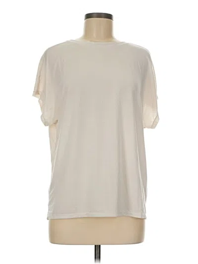 Pre-owned Zella Short Sleeve T-shirt In White