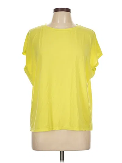 Pre-owned Zella Short Sleeve T-shirt In Yellow
