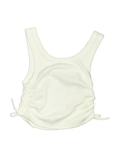 Pre-owned Zella Kids' Sleeveless Blouse In White