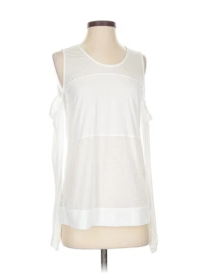 Pre-owned Zella Sleeveless T-shirt In White