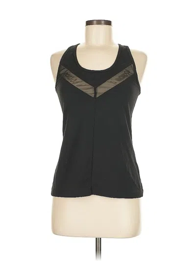 Pre-owned Zella Sleeveless Top Black Halter Neckline Tops