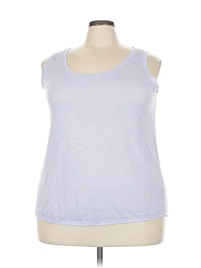 Pre-owned Zella Sleeveless Top Gray Scoop Neck Tops