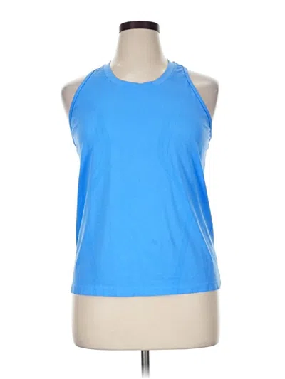 Pre-owned Zella Sleeveless T-shirt In Blue