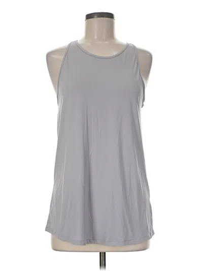 Pre-owned Zella Sleeveless T-shirt In Gray