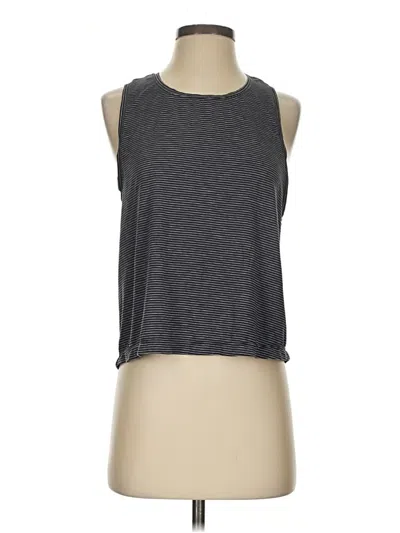 Pre-owned Zella Sleeveless T-shirt In Gray