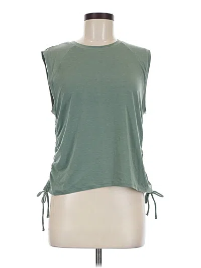 Pre-owned Zella Sleeveless T-shirt In Green