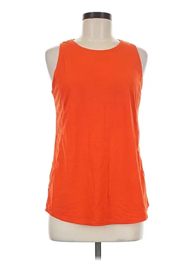 Pre-owned Zella Sleeveless T-shirt In Orange