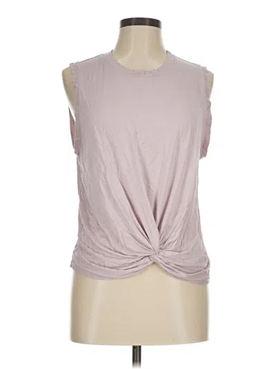 Pre-owned Zella Sleeveless T-shirt In Pink