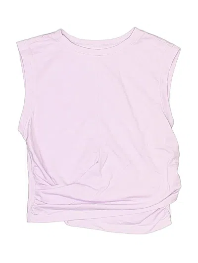 Pre-owned Zella Kids' Sleeveless T-shirt In Purple