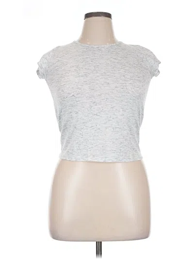 Pre-owned Zella Sleeveless T-shirt In Silver