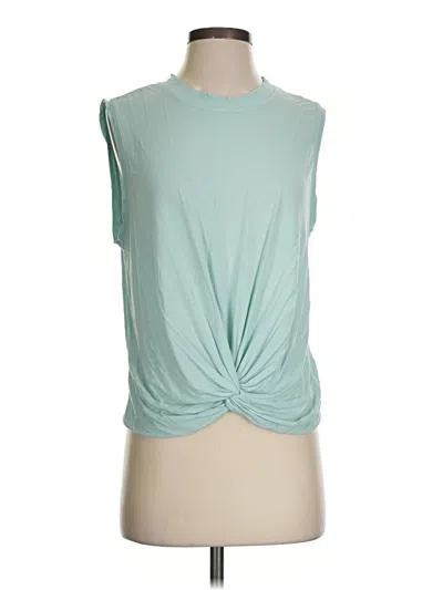 Pre-owned Zella Sleeveless T-shirt In Teal