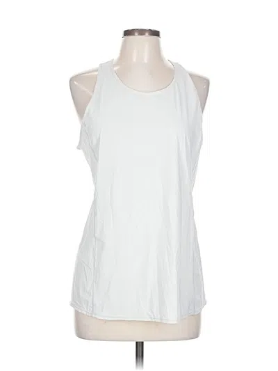 Pre-owned Zella Sleeveless T-shirt In White