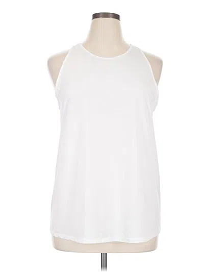 Pre-owned Zella Sleeveless T-shirt In White