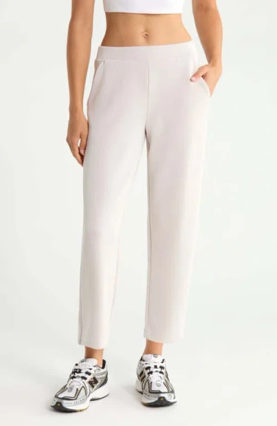 Zella Soft Luxe Ankle Pants In White