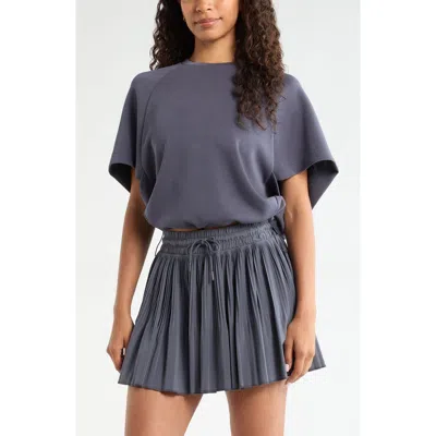 Zella Soft Luxe Raglan Sleeve T-shirt In Gray
