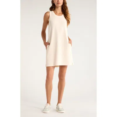 Zella Soft Luxe Tank Dress In White