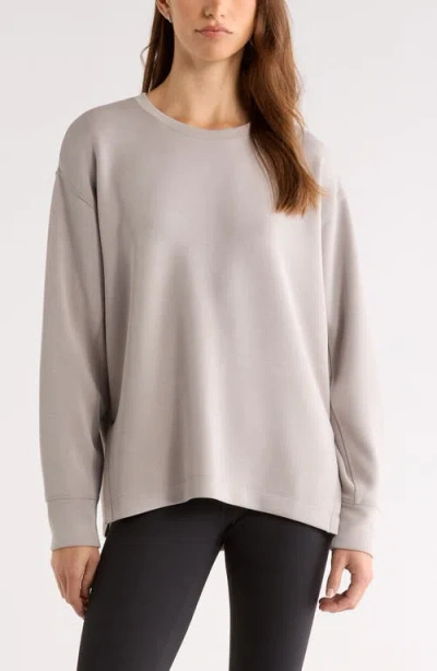 Zella Soft Luxe Tunic In Gray