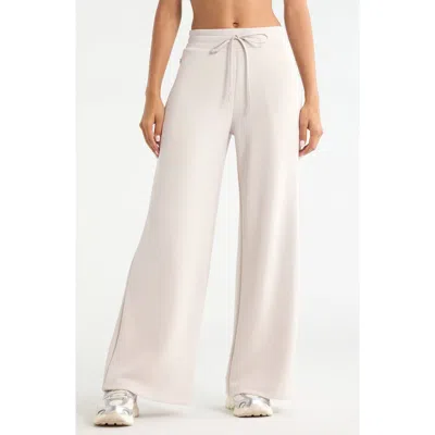 Zella Soft Luxe Wide Leg Pants In Neutral