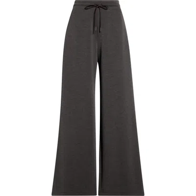 Zella Soft Luxe Wide Leg Pants In Black