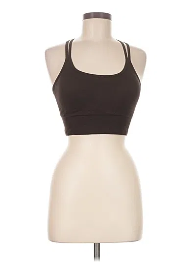 Pre-owned Zella Sports Bra In Brown