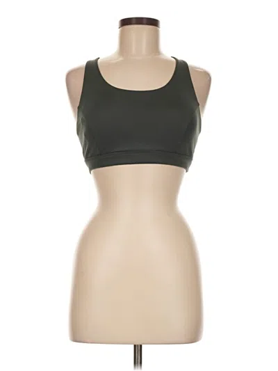 Pre-owned Zella Sports Bra In Green