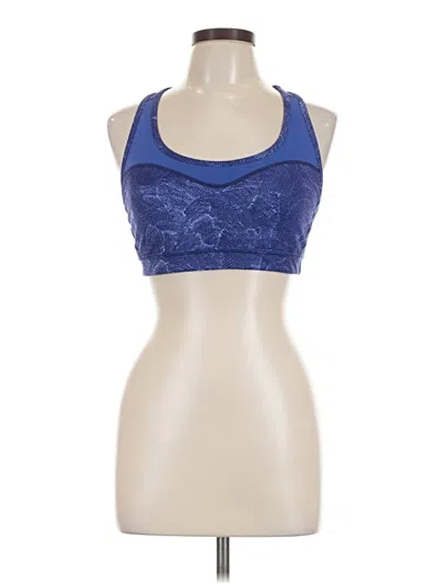 Pre-owned Zella Sports Bra In Purple