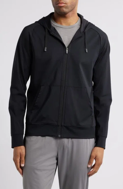 Zella Stride Performance Full Zip Jacket In Black