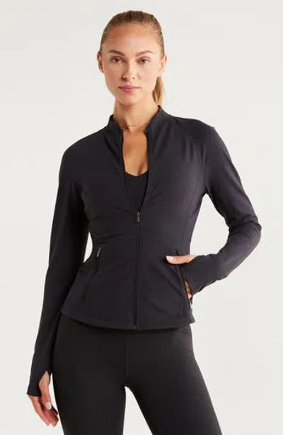 Zella Studio Luxe Active Jacket In Black