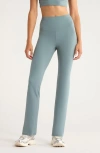 Zella Studio Luxe Bootcut Leggings In Blue