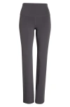 Zella Studio Luxe Bootcut Leggings In Gray