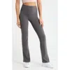 Zella Studio Luxe Bootcut Leggings In Gray