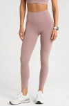 Zella Studio Luxe High Waist 7/8 Leggings In Purple Moon
