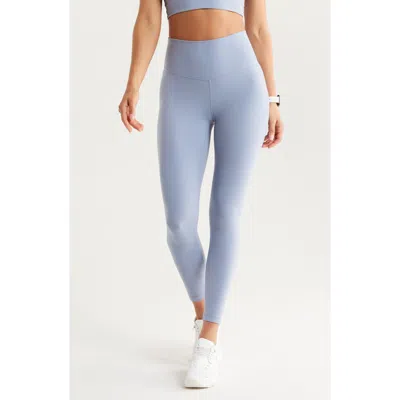 Zella Studio Luxe High Waist 7/8 Leggings In Blue