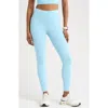 Zella Studio Luxe High Waist 7/8 Leggings In Blue Sky