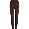 Zella Studio Luxe High Waist 7/8 Leggings In Brown Mole