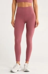 Zella Studio Luxe High Waist 7/8 Leggings In Pink