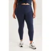 Zella Studio Luxe High Waist Crop Leggings In Blue