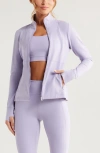 Zella Studio Luxe Performance Jacket In Purple Heirloom