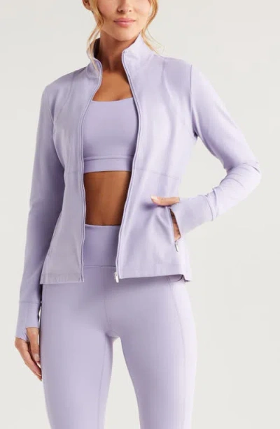 Zella Studio Luxe Performance Jacket In Purple Heirloom
