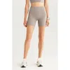Zella Studio Luxe Pocket Bike Shorts In Gray