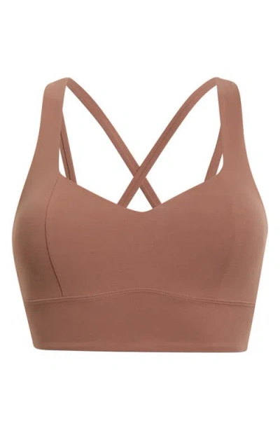 Zella Studio Luxe Sweetheart Sports Bra In Pink