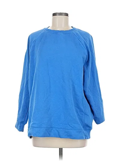 Pre-owned Zella Sweatshirt In Blue