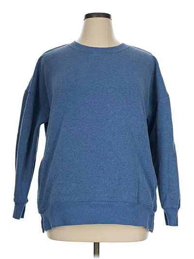 Pre-owned Zella Sweatshirt In Blue