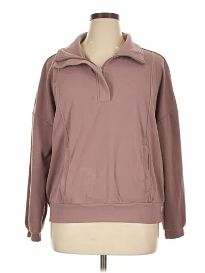 Pre-owned Zella Sweatshirt In Brown