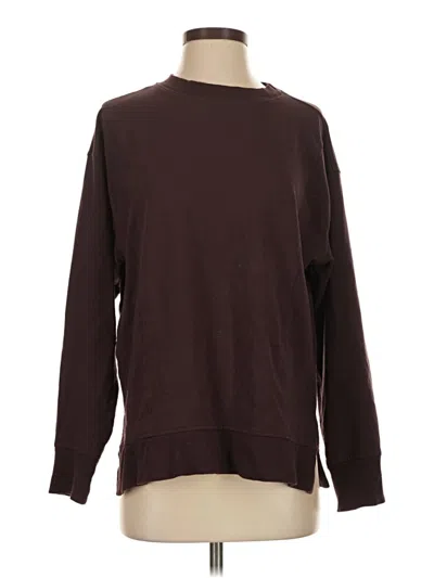 Pre-owned Zella Sweatshirt In Brown