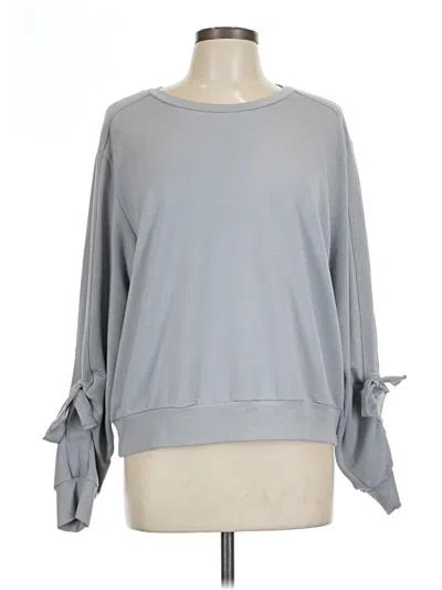 Pre-owned Zella Sweatshirt In Gray